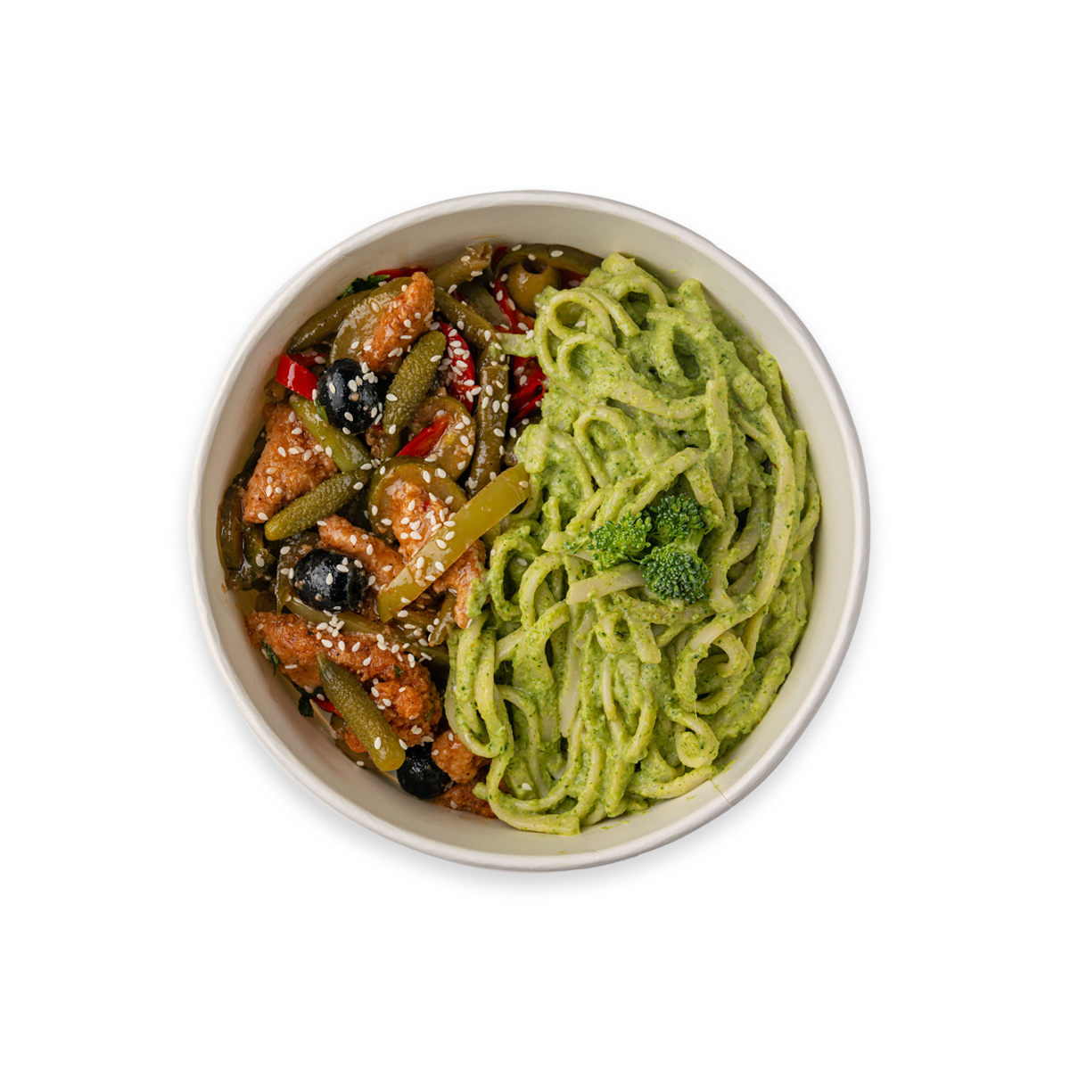 ქათამი ლაფშით ლანჩბოქსი